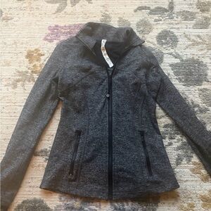 Size 6 Lululemon Align Jacket Black/Grey